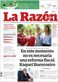 Portada de La Razón (M&eacute;xico)