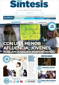 Portada de Síntesis - Puebla (M&eacute;xico)