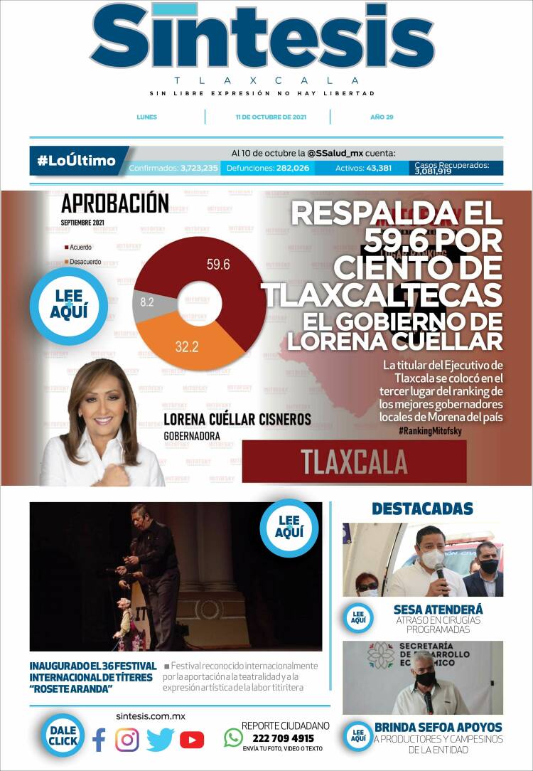 Portada de Síntesis de Tlaxcala (M&eacute;xico)