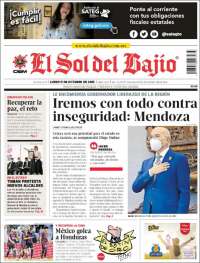 Portada de El Sol del Bajio (Mexique)