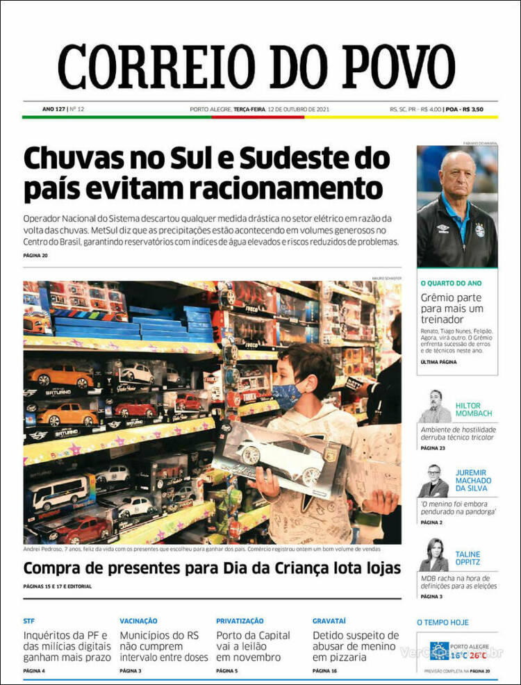 Portada de Correio Do Povo (Brasil)
