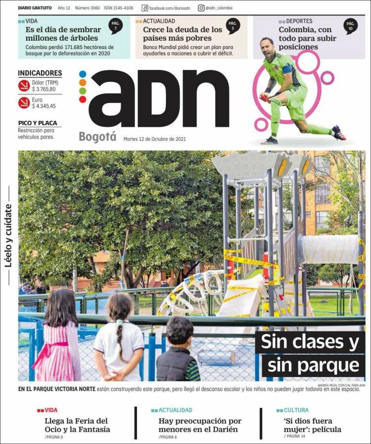 Portada de ADN - Bogotá (Colombia)
