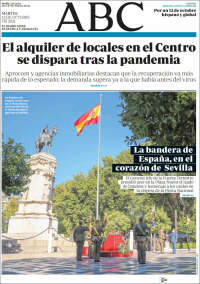 Portada de ABC - Sevilla (España)