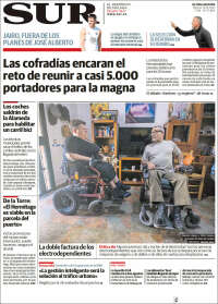 Portada de Diario el Sur (España)