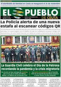 Portada de El Pueblo de Ceuta (España)