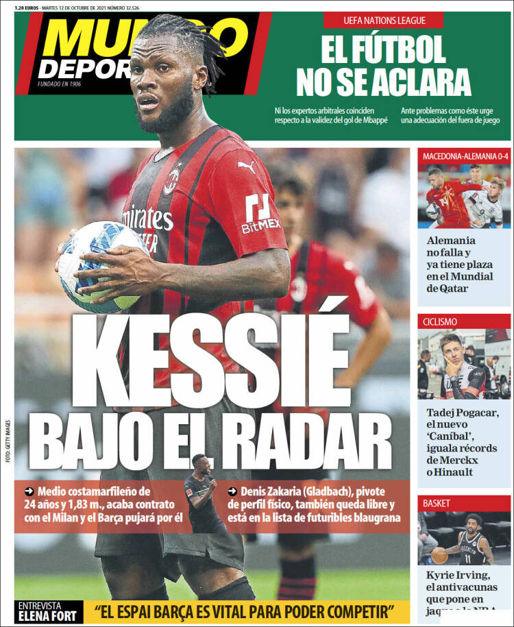 Portada de El Mundo Deportivo (España)