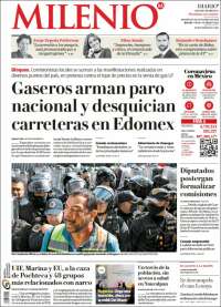 Portada de Milenio - Estado de México (México)