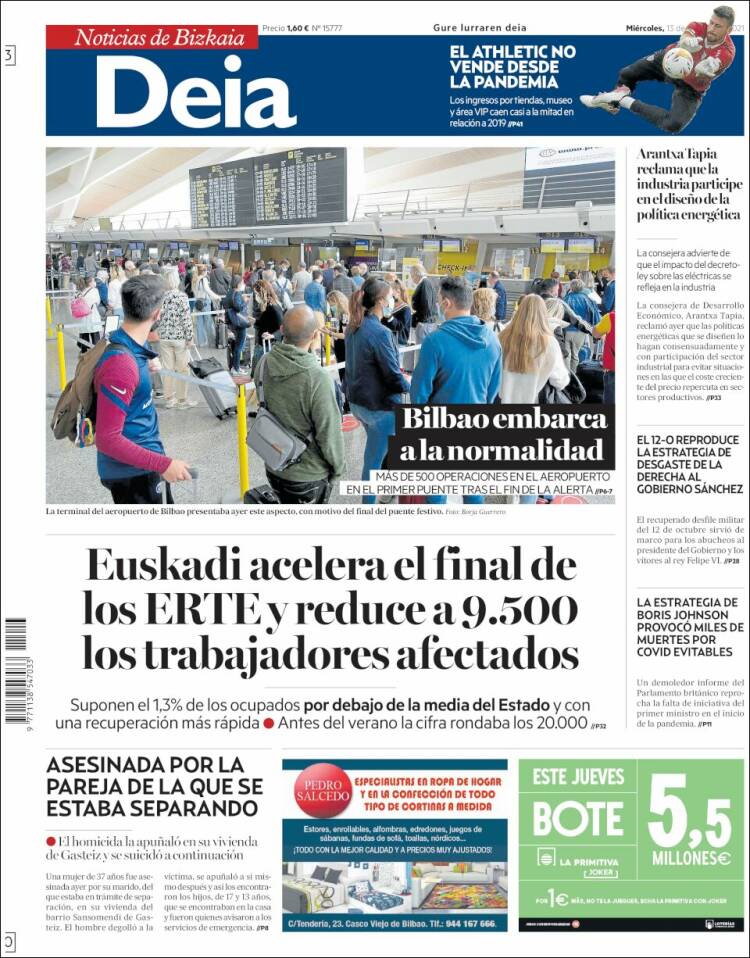 Portada de Deia (España)