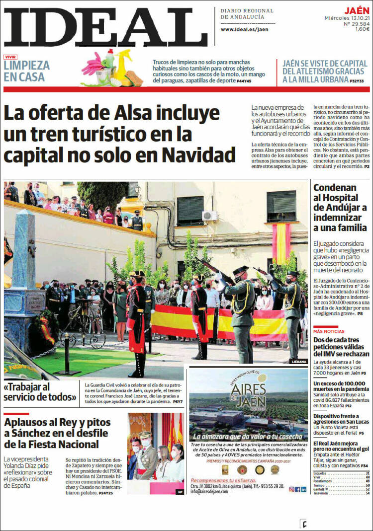 Portada de El Ideal de Jaén (España)