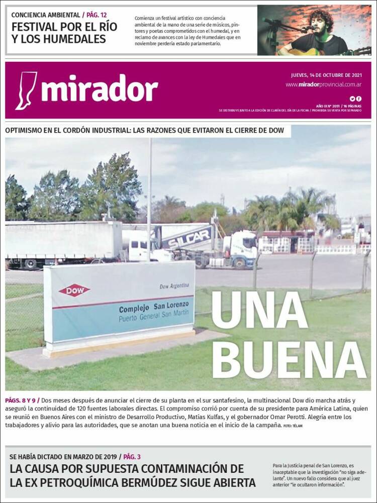 Portada de Mirador Provincial (Argentina)