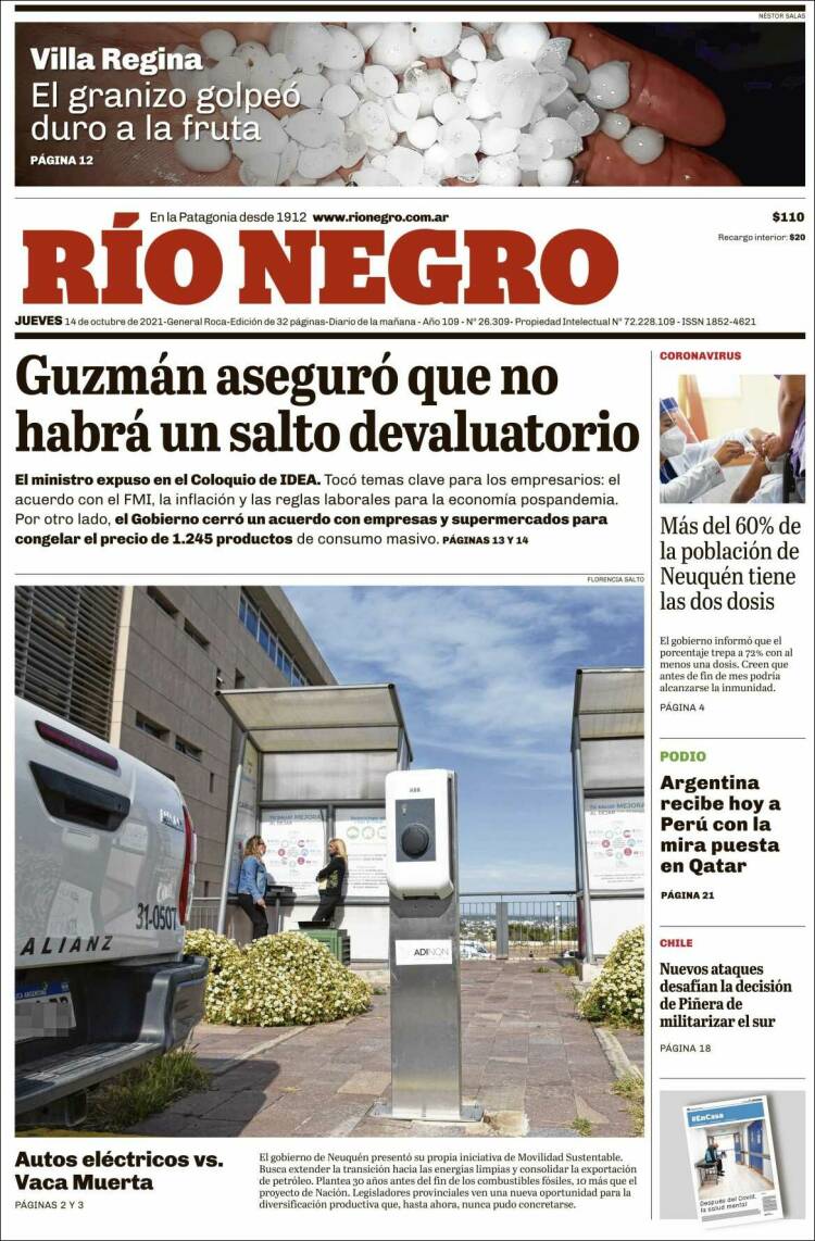 Portada de Rio Negro (Argentina)