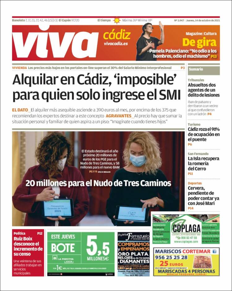 Portada de Información - Cadiz (Spain)