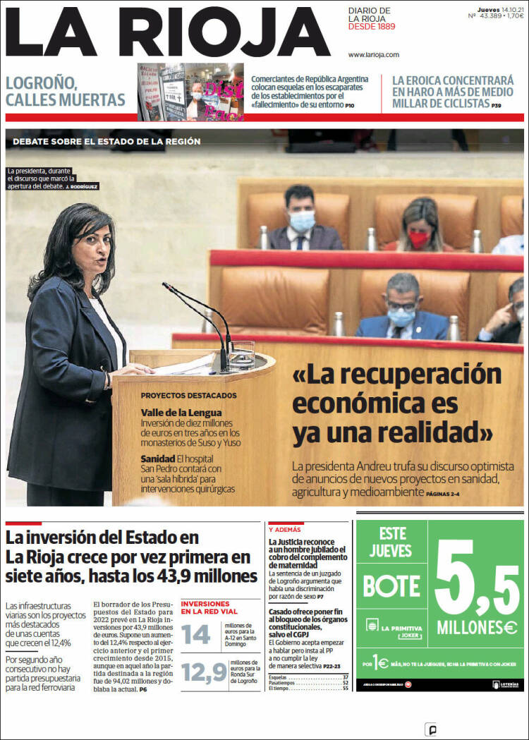Portada de La Rioja (Spain)