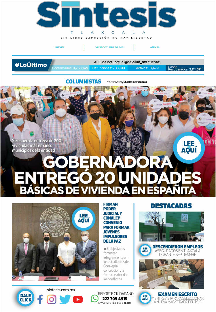 Portada de Síntesis de Tlaxcala (M&eacute;xico)