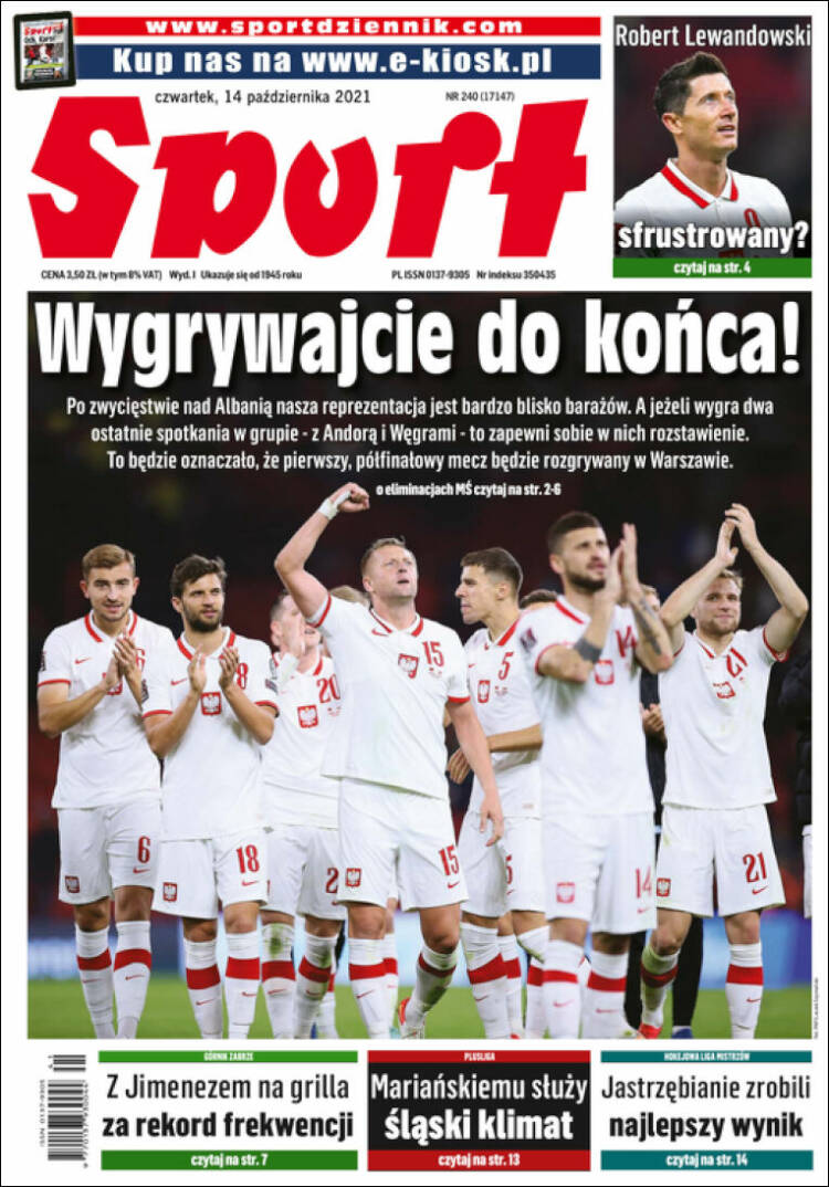 Portada de Katowicki Sport (Polonia)