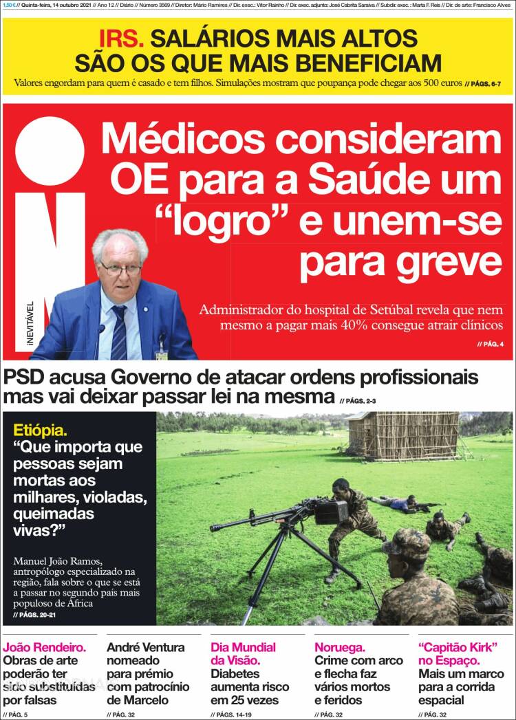 Portada de I - informação (Portugal)