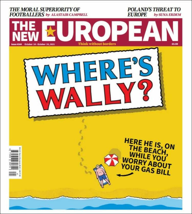 Portada de The New European (Reino Unido)