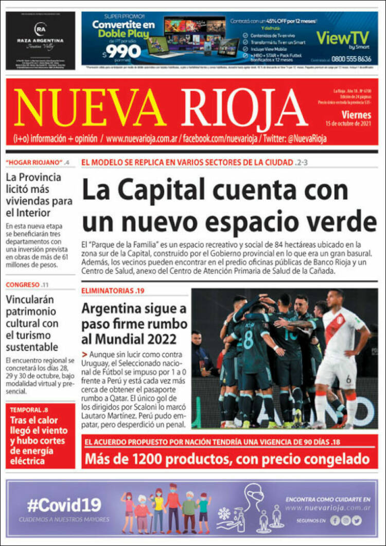 Portada de Nueva Rioja (Argentina)