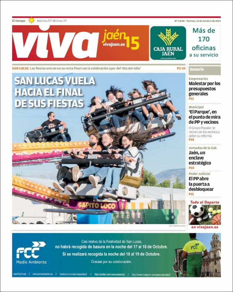 Portada de Viva Jaén (España)