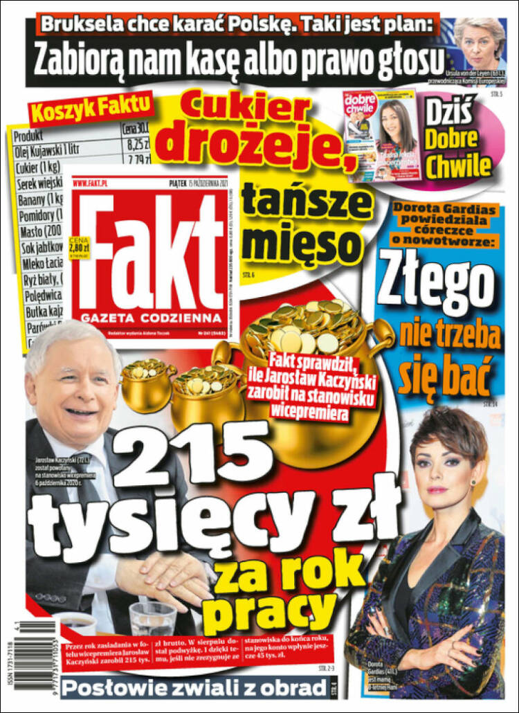 Portada de Fakt (Polonia)