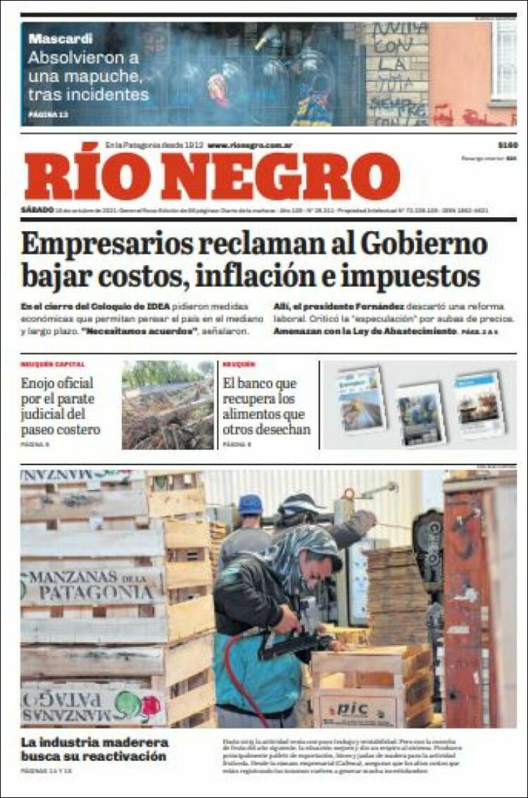 Portada de Rio Negro (Argentina)