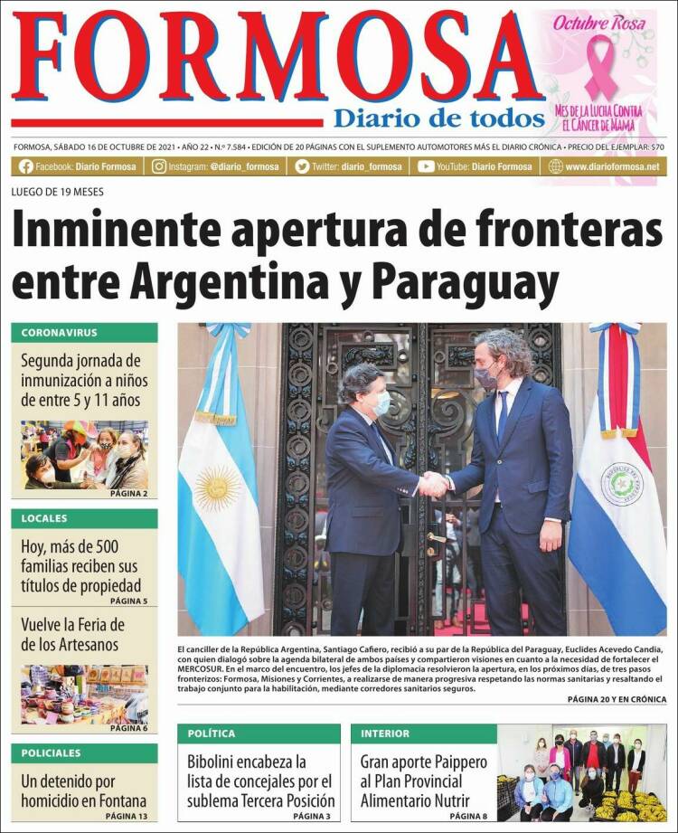 Portada de Formosa (Argentina)