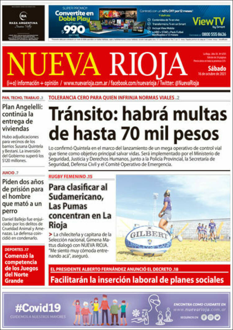 Portada de Nueva Rioja (Argentina)