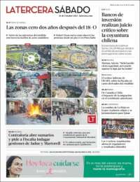 Portada de La Tercera (Chile)