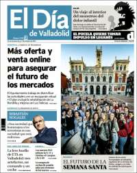 Portada de El Día de Valladolid (España)