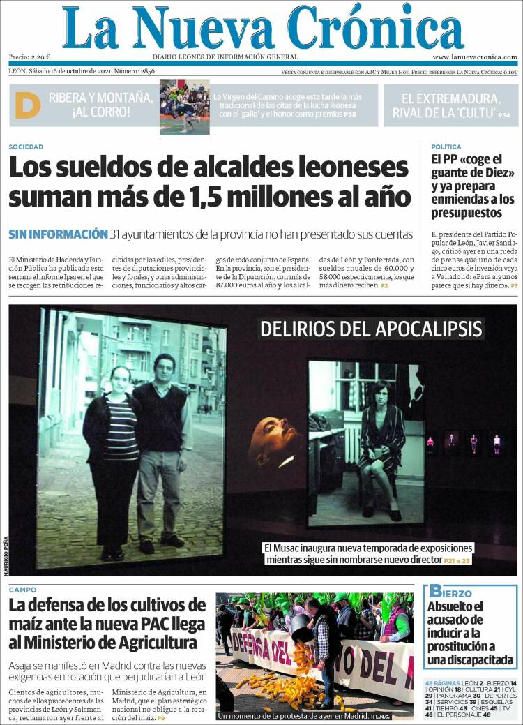 Portada de La Nueva Crónica (España)