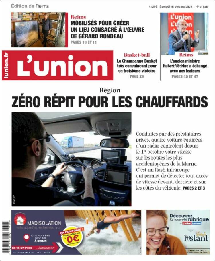 Portada de L'Union (Francia)