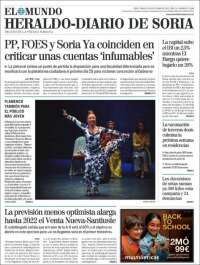 Portada de Diario de Soria (España)