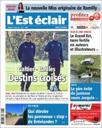 Portada de L'Est Eclair (Francia)