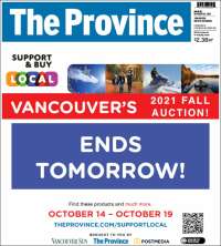 Portada de The Province (Canadá)