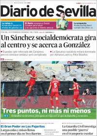 Portada de Diario de Sevilla (España)