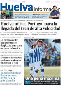 Portada de Huelva Información (España)