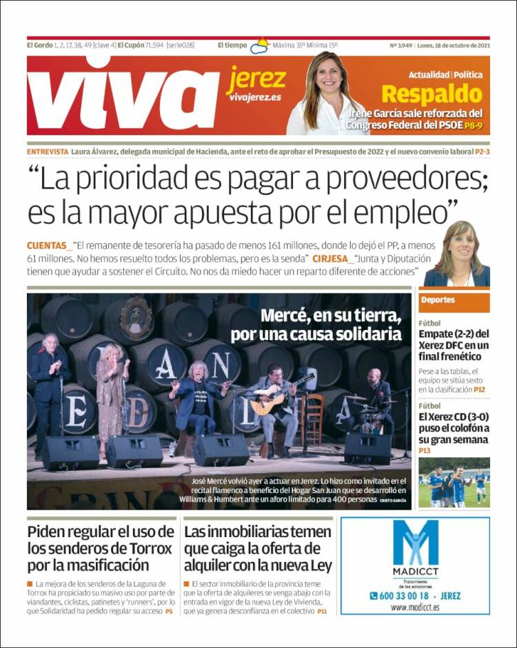 Portada de Información - Jerez (España)