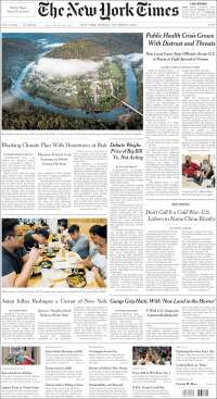 Portada de New York Times (USA)