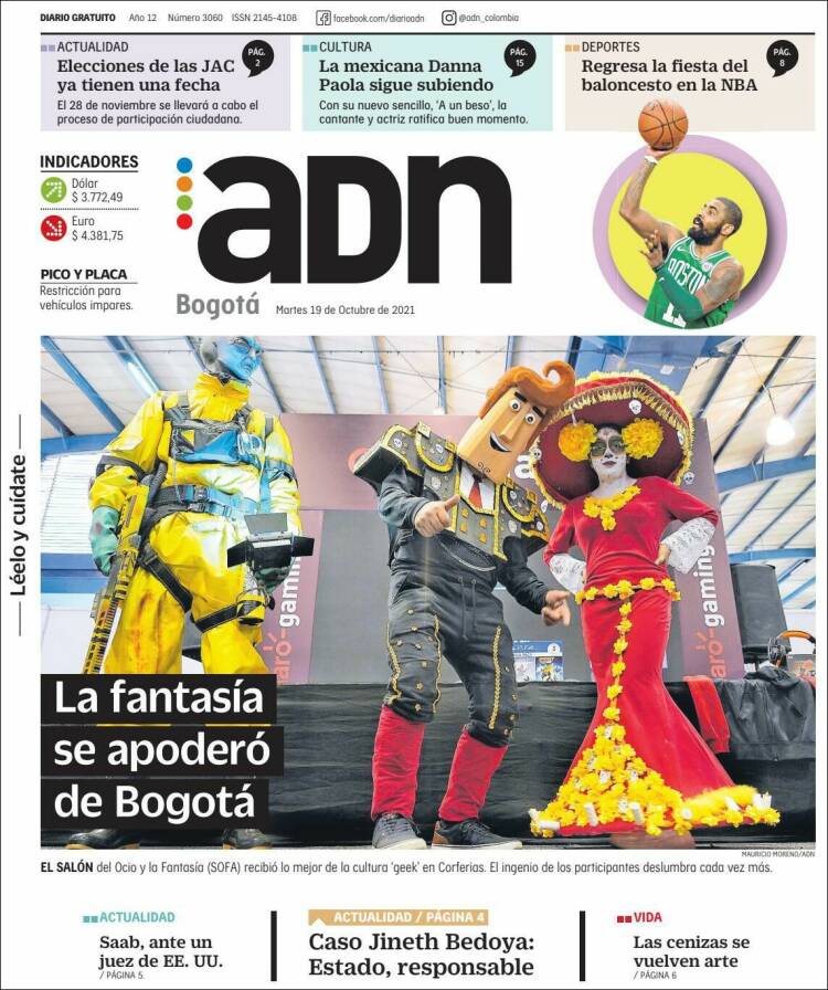 Portada de ADN - Bogotá (Colombia)