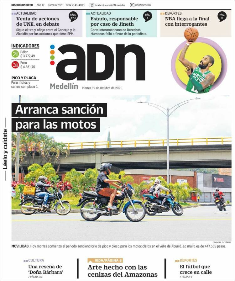 Portada de ADN - Medellín (Colombia)