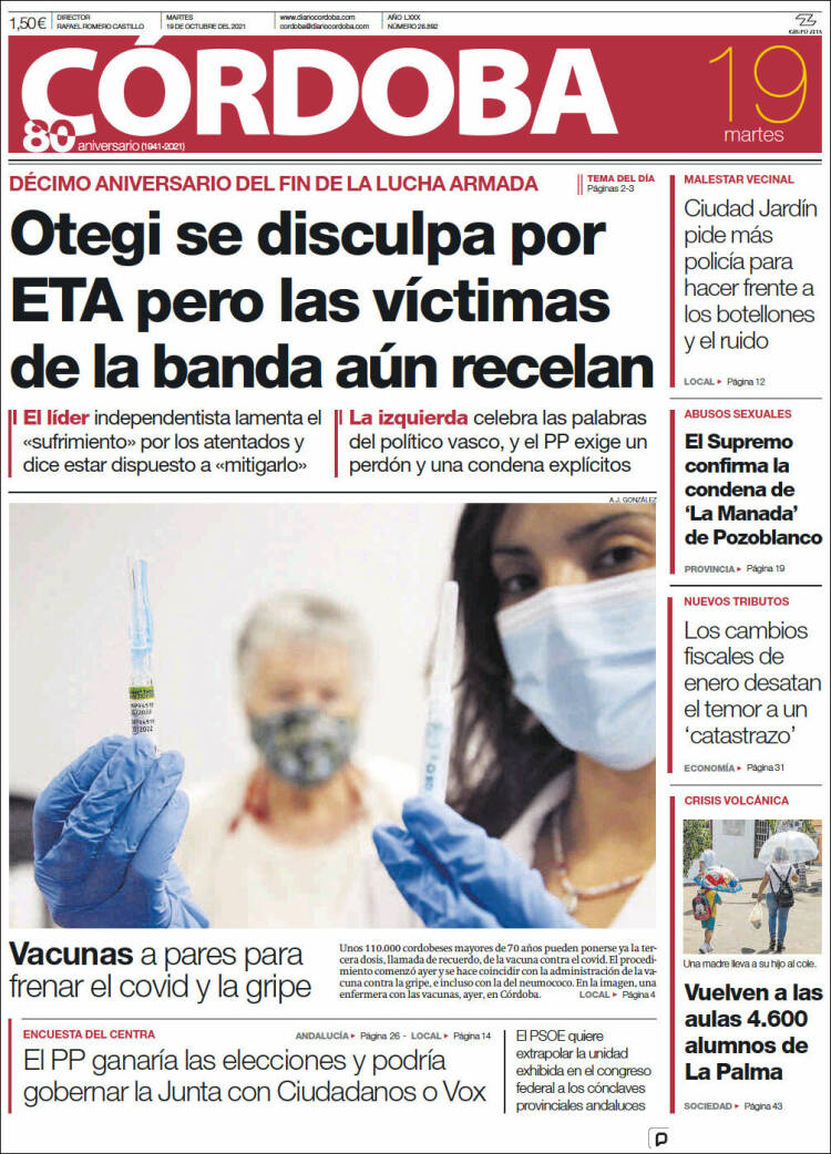 Portada de Diario de Córdoba (Espa&ntilde;a)