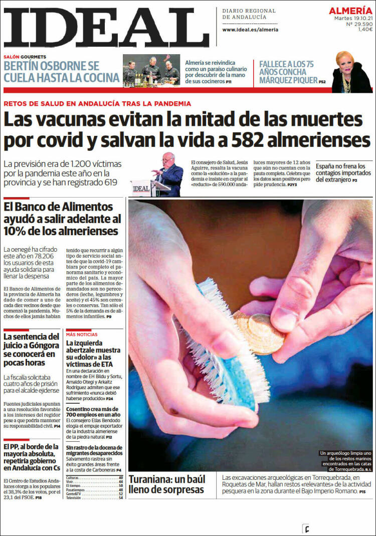 Portada de Ideal Almeria (Espa&ntilde;a)