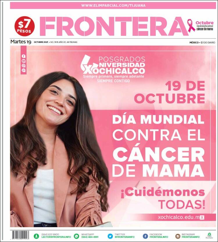 Portada de Frontera (M&eacute;xico)