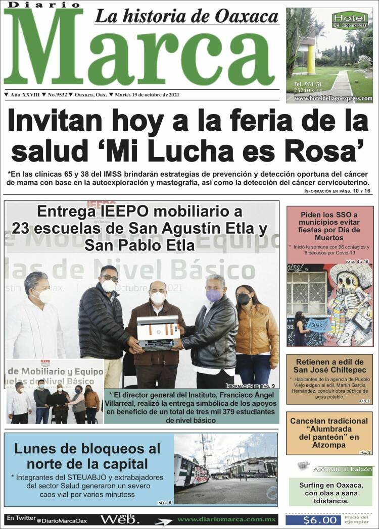 Portada de Diario Marca (M&eacute;xico)