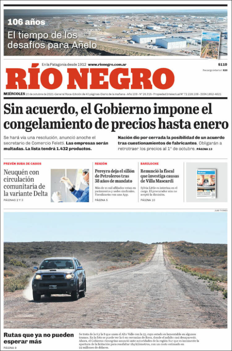 Portada de Rio Negro (Argentina)