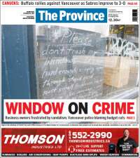 Portada de The Province (Canadá)