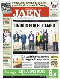 Portada de Diario Jaén (España)