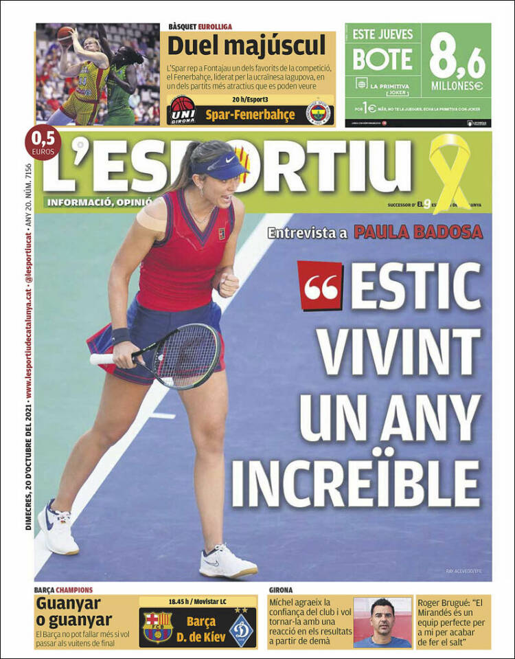 Portada de L'Esportiu : Girona (Spain)