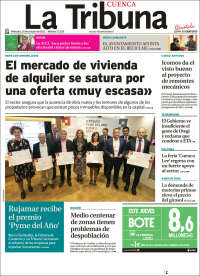 Portada de La Tribuna de Cuenca (España)