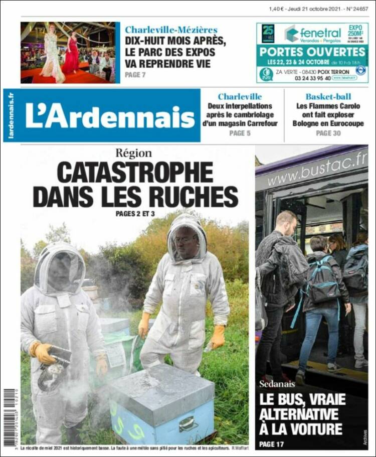 Portada de L'Ardenais (Francia)